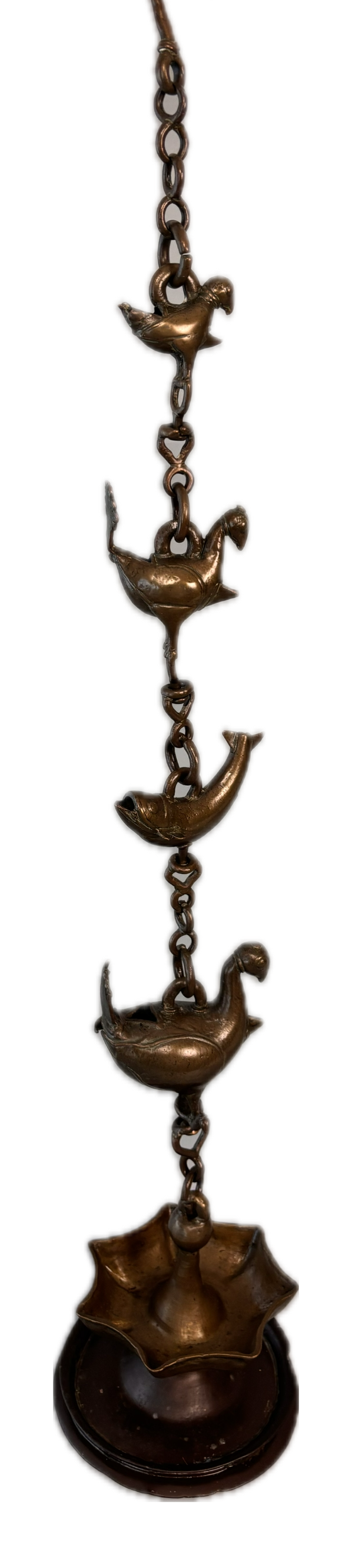 Indian Bronze Oil Burner
