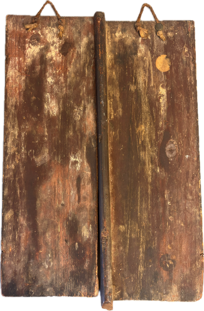 18th Century Ottoman Egyptian Coptic Christian Icon painted wooden panels