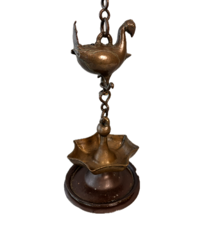 Thooku Vilakku – Antique Hindu Temple Hanging Oil Lamp