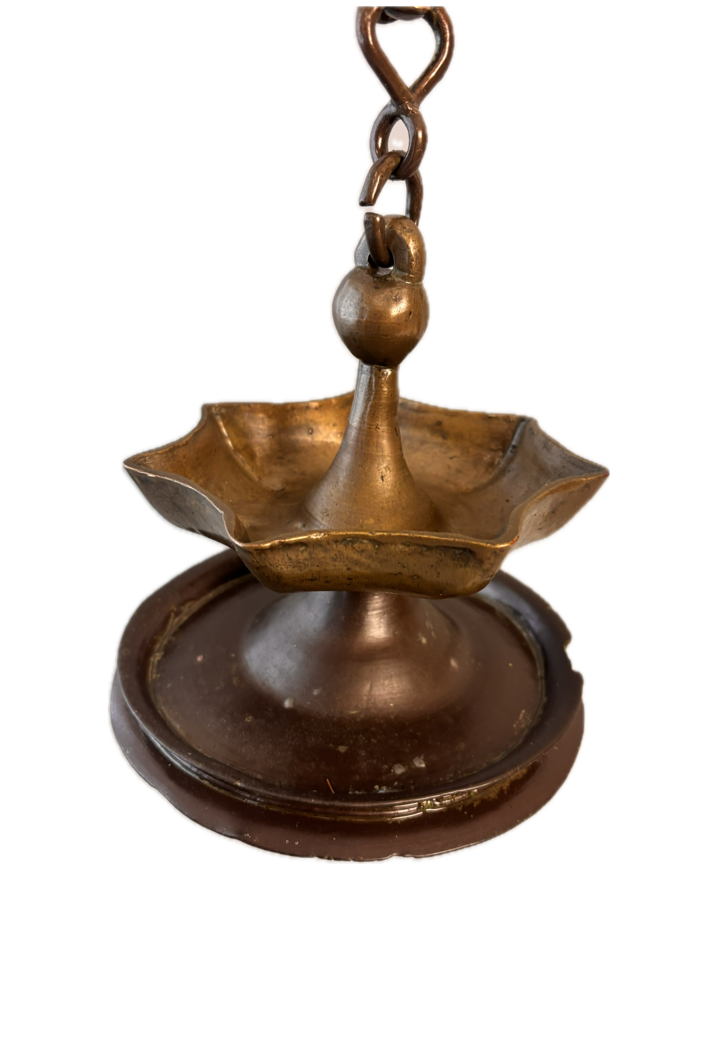 Thooku Vilakku – Antique Hindu Temple Hanging Oil Lamp