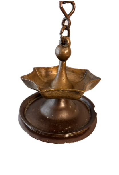 Thooku Vilakku – Antique Hindu Temple Hanging Oil Lamp