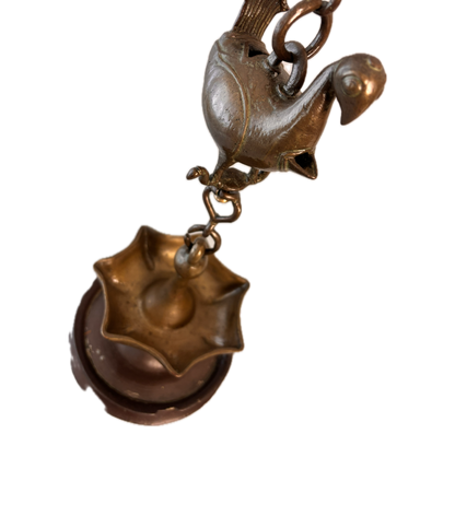 Thooku Vilakku – Antique Hindu Temple Hanging Oil Lamp
