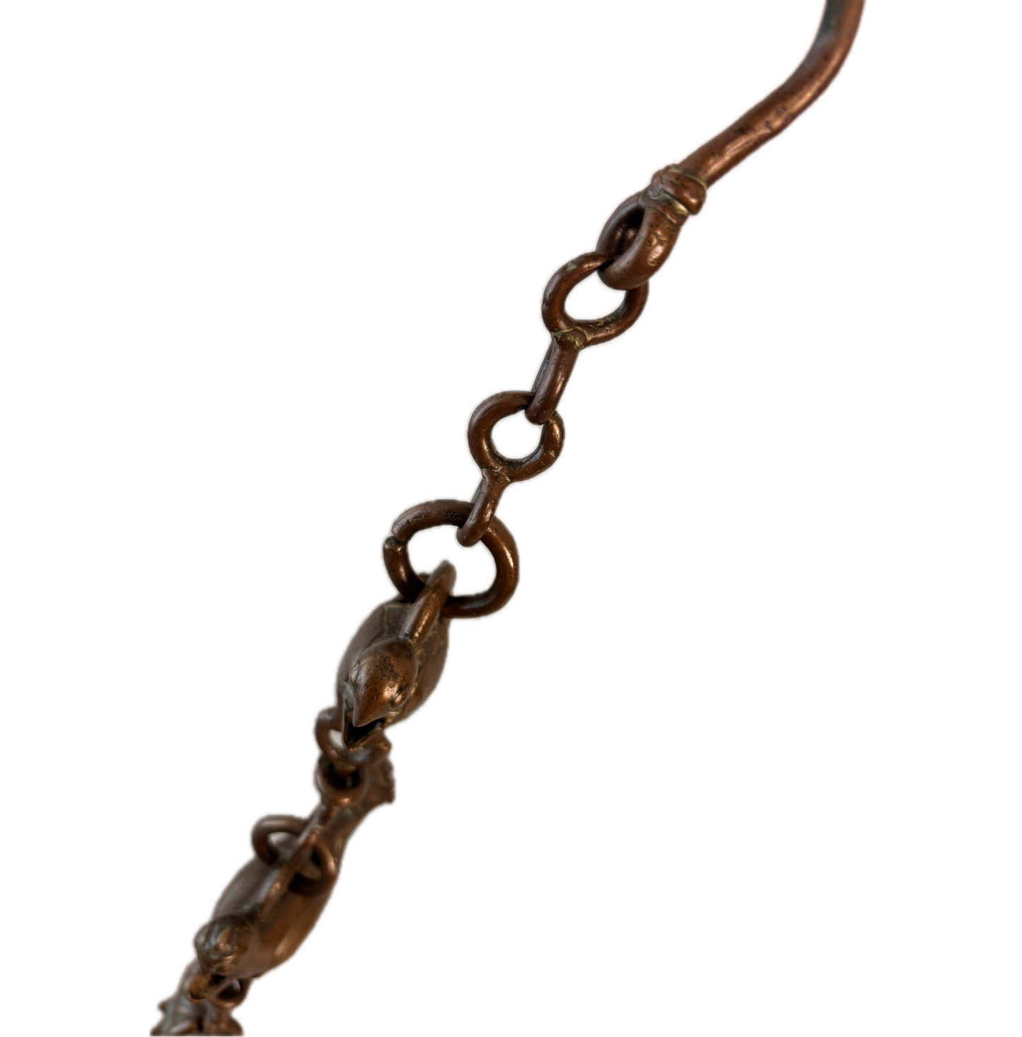 Thooku Vilakku – Antique Hindu Temple Hanging Oil Lamp