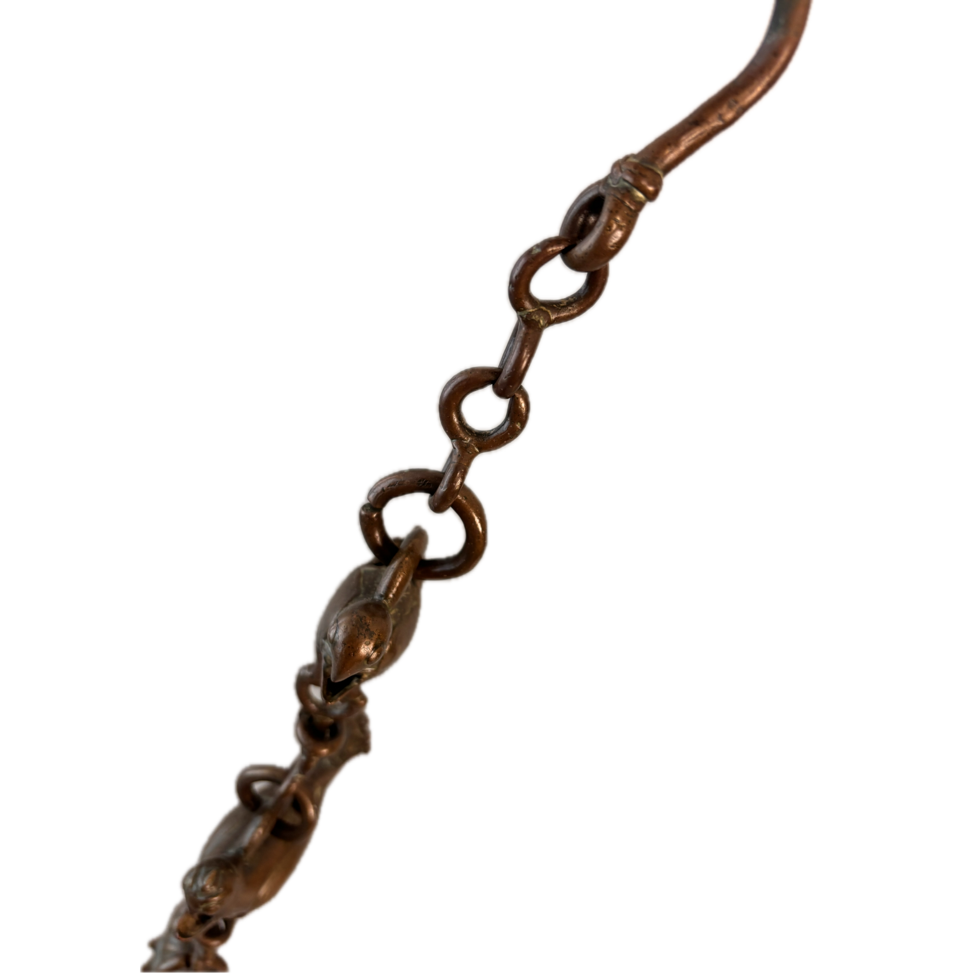 Thooku Vilakku – Antique Hindu Temple Hanging Oil Lamp