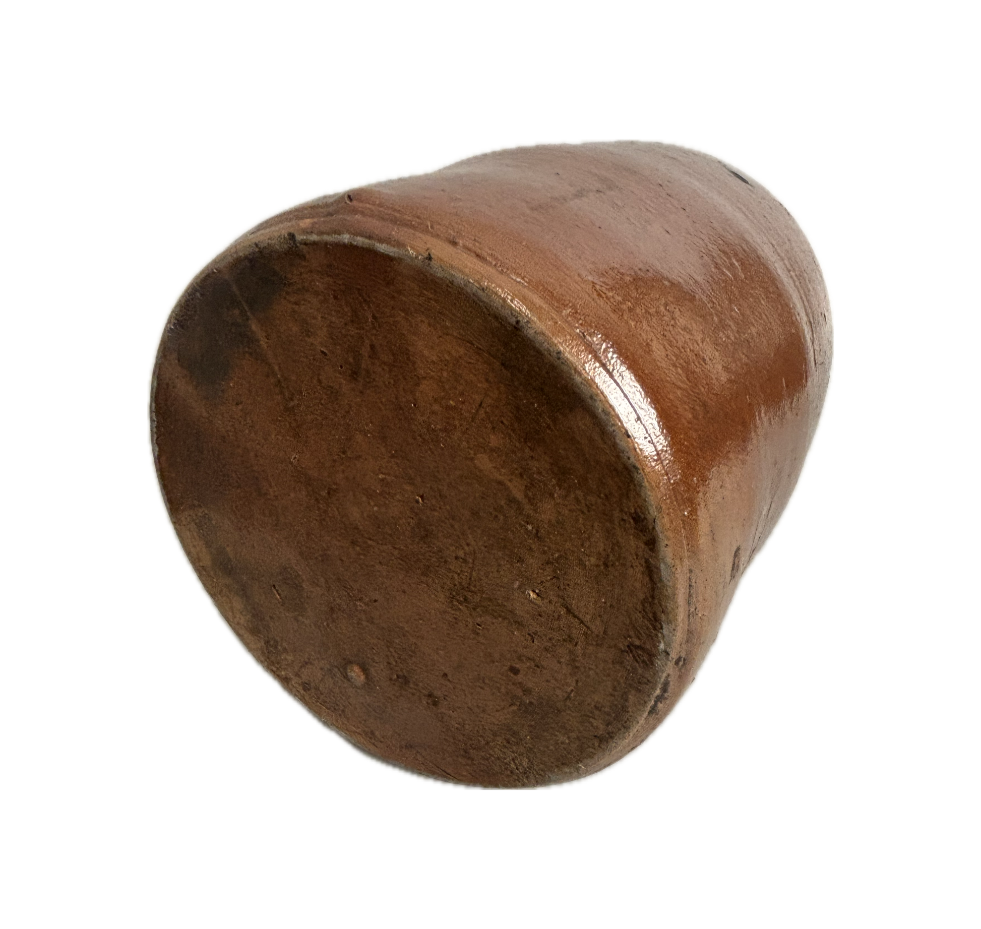 American Stoneware Crock on White Background