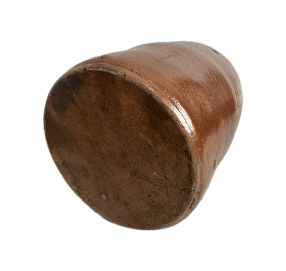 American Stoneware Crock on White Background