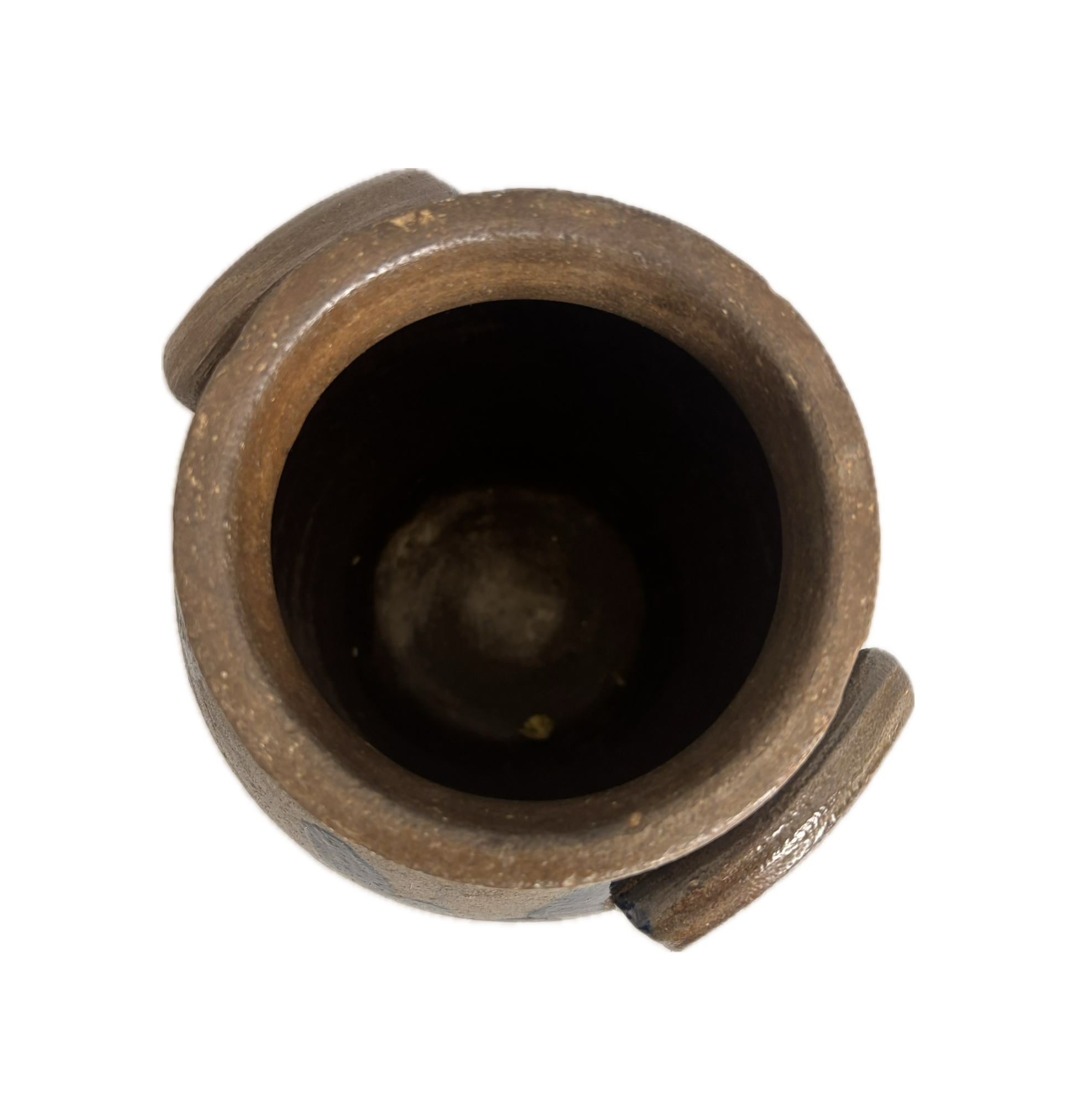 American Stoneware Crock on White Background