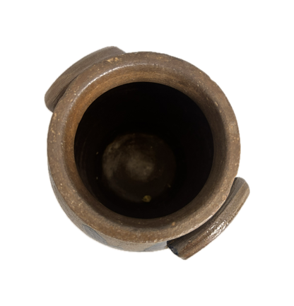 American Stoneware Crock on White Background