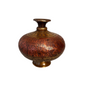 19th century Indian brass and copper chambu lota ritual vessel
