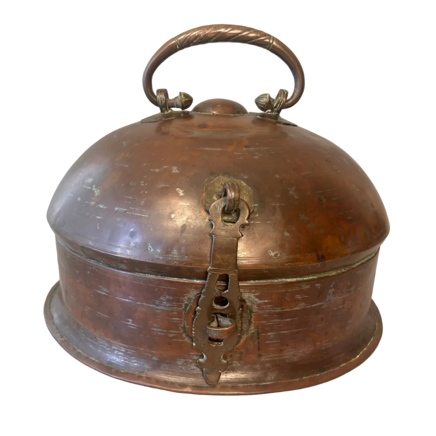 Closed view showing original clasp and form