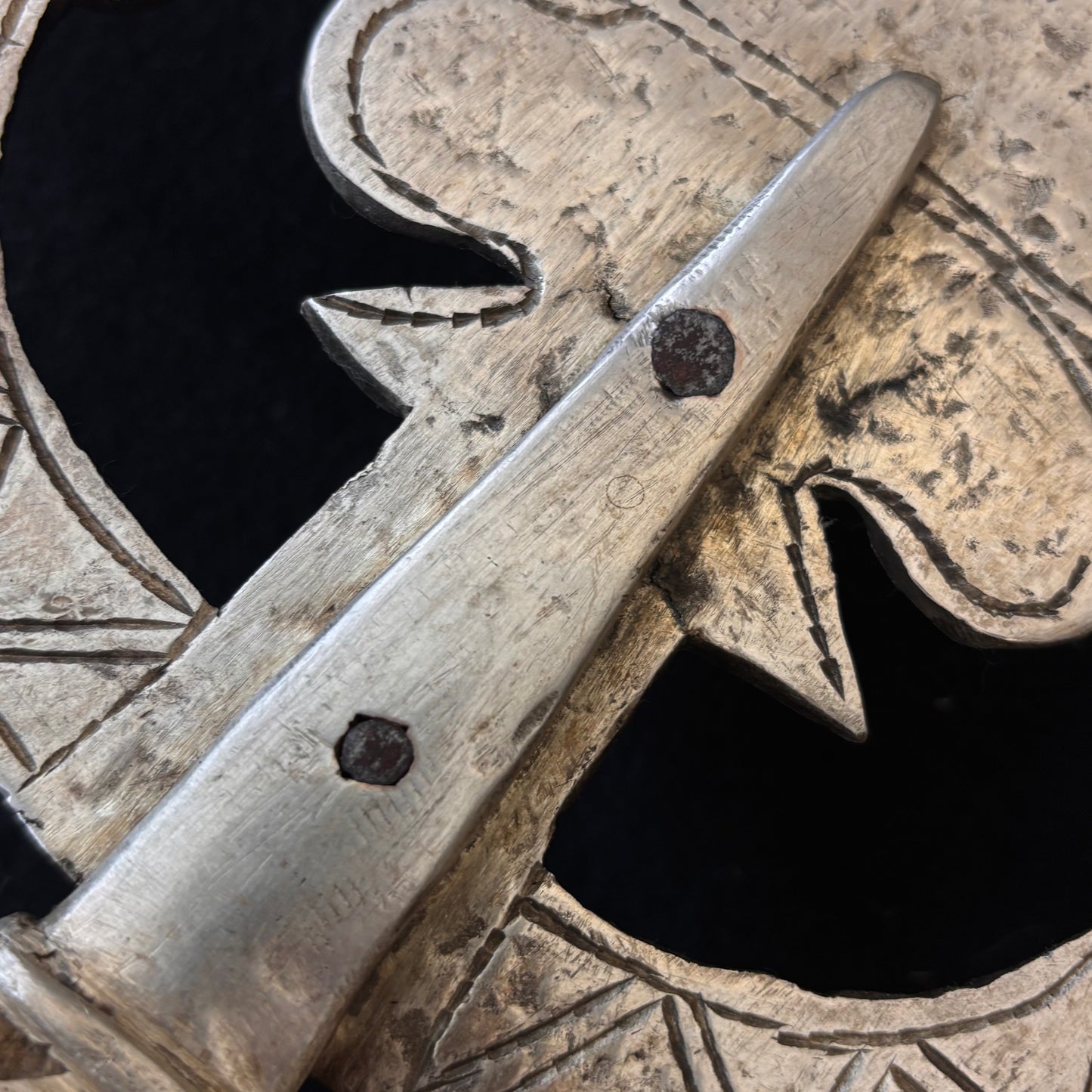 19th Century Ethiopian Orthodox Processional Cross with Ge’ez Script
