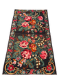 Large Mid-Century Bessarabian Rose Kilim – Floral Handwoven Rug (312x175cm)